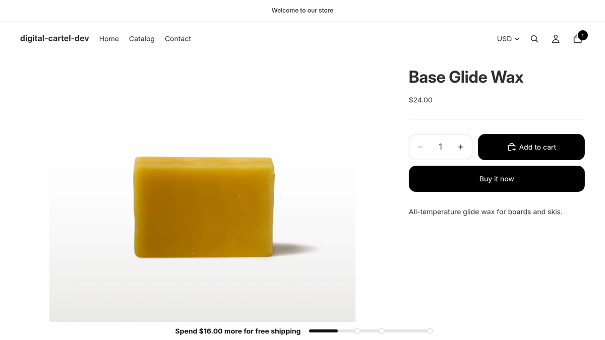 Goalpost, the free shipping progress bar on a storefront